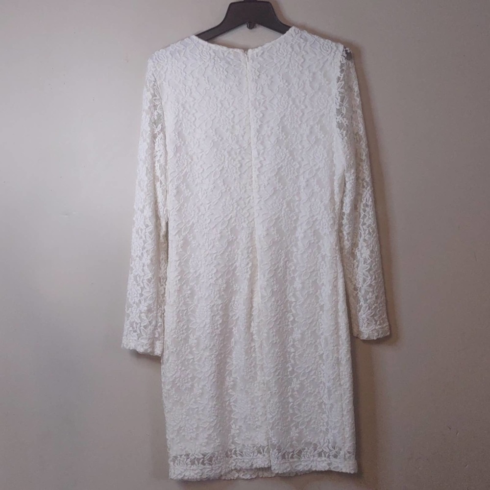 Belle Badgley Mischka Dresses Ivory Lace Lana Dress 14 - Picture 9 of 11